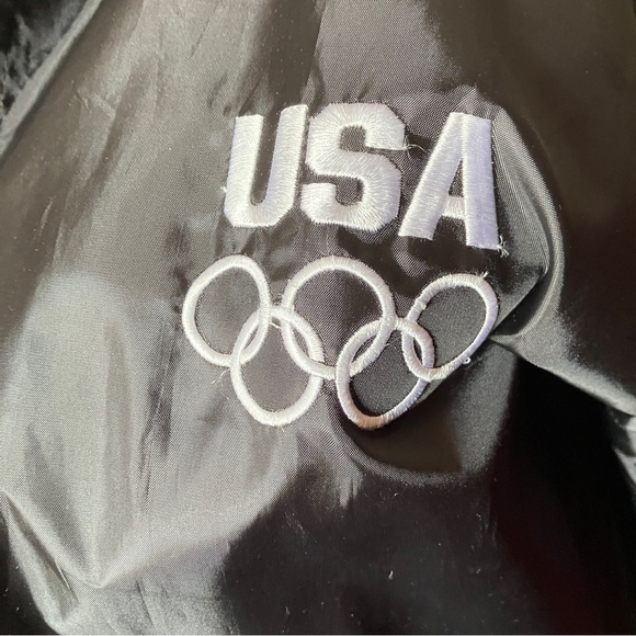 Olympics Black Training Wind Breaker Jacket - Picture 1 of 4